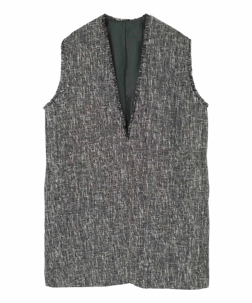 「ur's」 サロペットスカート S ネイビー レディース_画像9