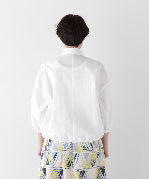 human woman（ヒューマンウーマン） ブラウス シャツ サッカーブラウス