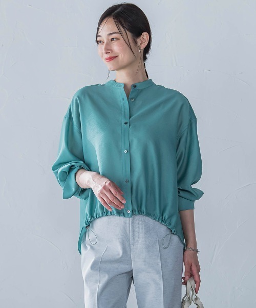 LAUTREAMONT ブラウス シャツ シアードロストシャツ「洗濯機で