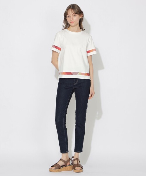BLUE LABEL CRESTBRIDGE tシャツ 「WEB限定」バイオシルケット