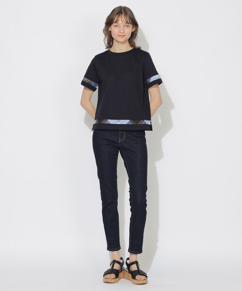 BLUE LABEL CRESTBRIDGE tシャツ 「WEB限定」バイオシルケット