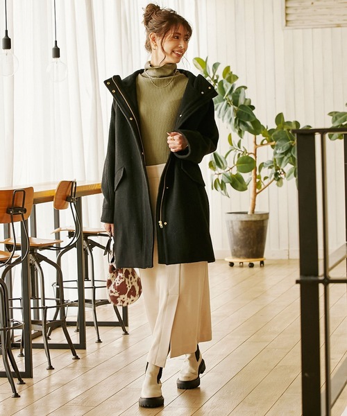 「BAYFLOW」 コート FREE ブラック レディース_画像2