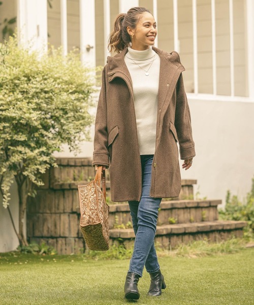 「BAYFLOW」 コート FREE ブラック レディース_画像4