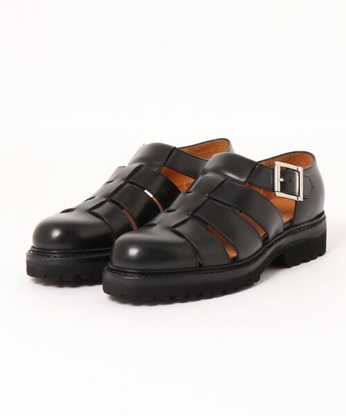 Jalan Sriwijaya レザーサンダル 黒 Paraboot、Jalan Sriwijayaなど】レザーサンダルなら高見えが