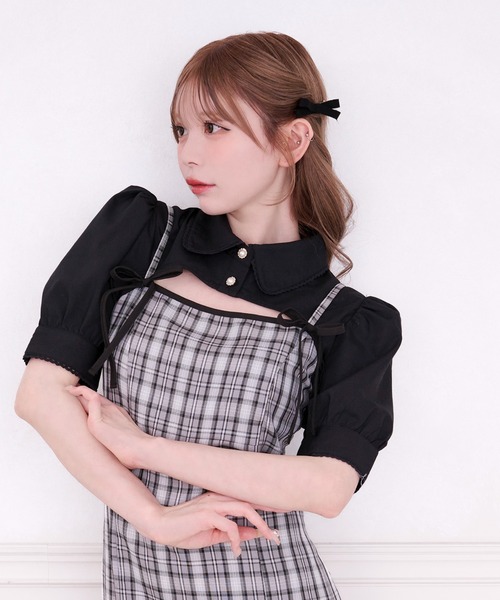 apres jour ブラウス シャツ 「SET着用可能」ショートボレロ