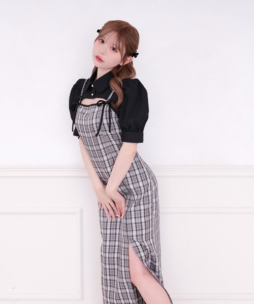 大人女性の apres jour ブラウス シャツ 「SET着用可能」ショートボレロ スーツ・フォーマル・ドレス