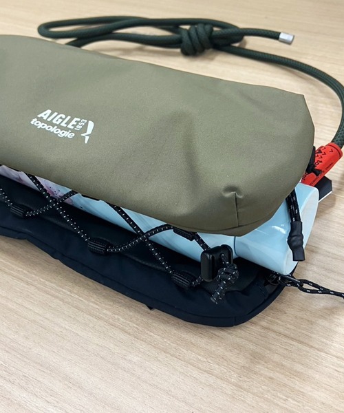 Topologie×Aigle ✦ ボトルサコッシュ（ストラップ付） 撥水 Topologie トポロジー(R) Bottle Sacoche ボトルサコッシュ