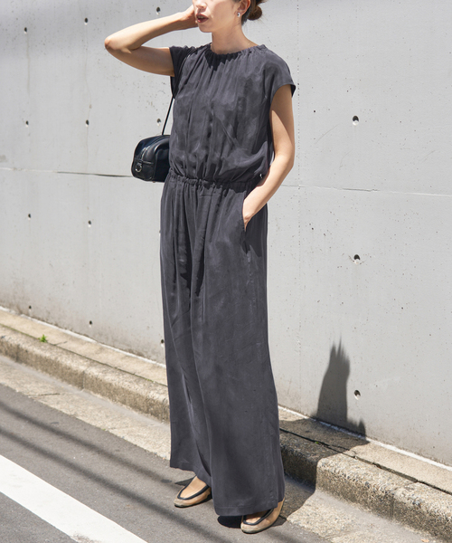 IENA オールインワン 「追加3」キュプラギャザーネック