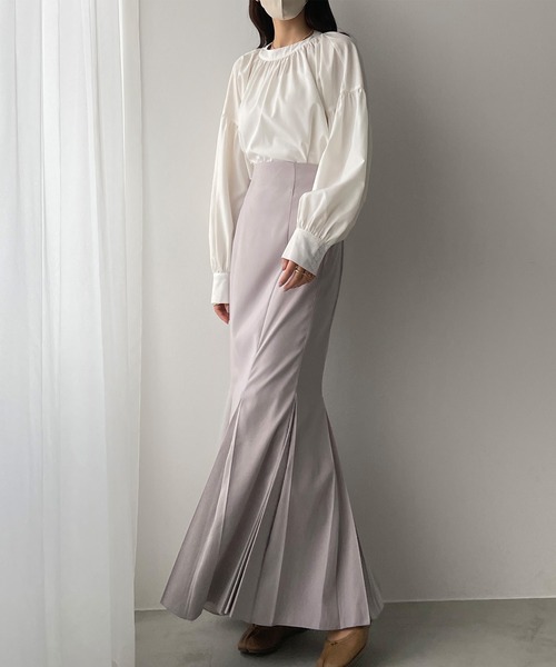 「Louere」 ロングスカート SMALL ベージュ レディース_画像3