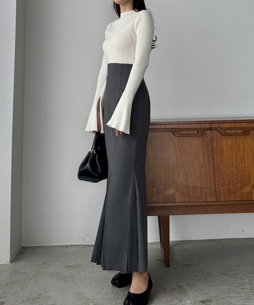 「Louere」 ロングスカート SMALL ベージュ レディース_画像7
