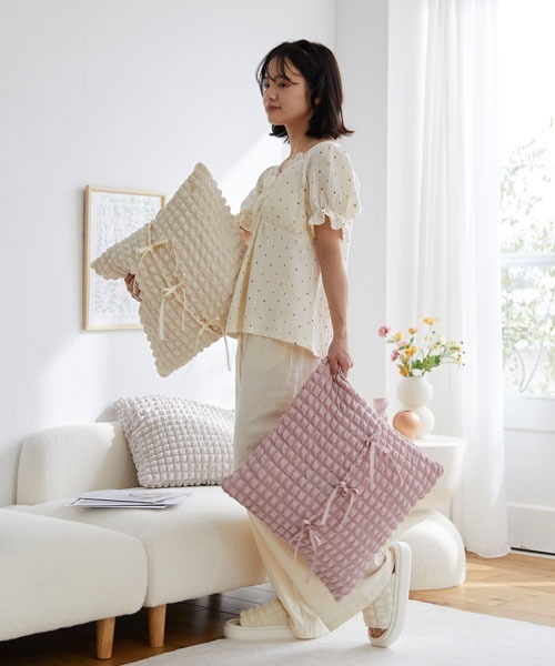 クッション クッションカバー ぽこぽこデザイン｜45×45cm用 「furry