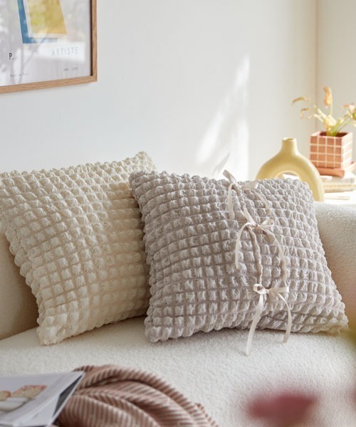 クッション クッションカバー ぽこぽこデザイン｜45×45cm用 「furry