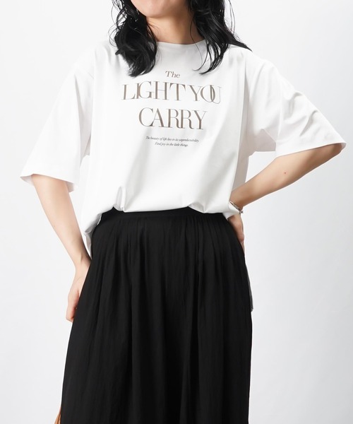 tシャツ LC/LLL シルケットロゴカットソー レディース LADY LUCK LUCA tシャツ LC/LLL シルケットロゴカットソー