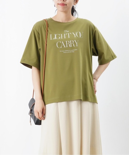 tシャツ LC/LLL シルケットロゴカットソー レディース LADY LUCK LUCA tシャツ LC/LLL シルケットロゴカットソー