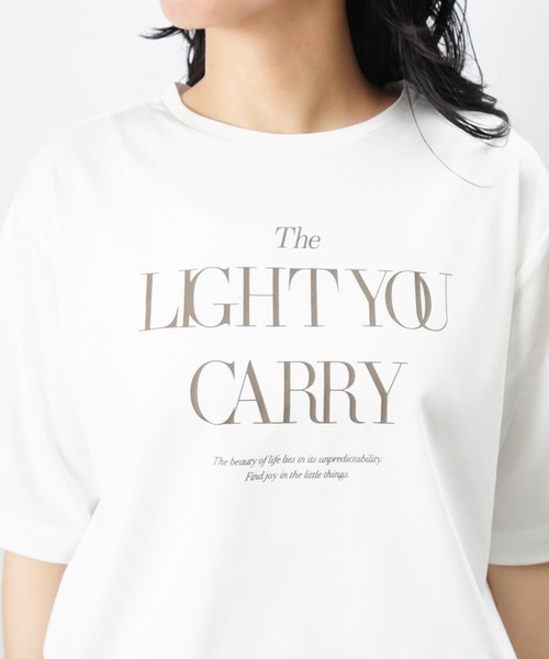 tシャツ LC/LLL シルケットロゴカットソー レディース LADY LUCK LUCA tシャツ LC/LLL シルケットロゴカットソー