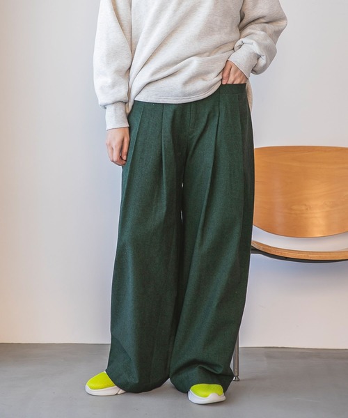 最終お値下げ　ニコアンド　タックモレパンツ Niko and… タックモレパンツ 値下げ