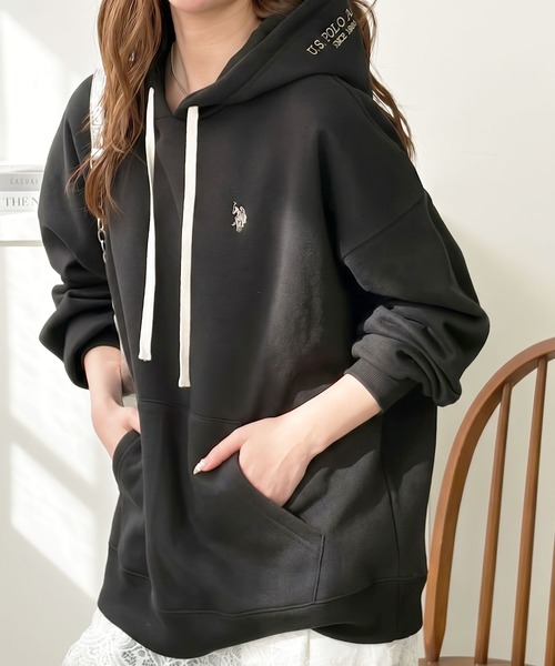 U.S. POLO ASSN.（ユーエスポロアッスン） パーカー 裏起毛 GeeRA別注 