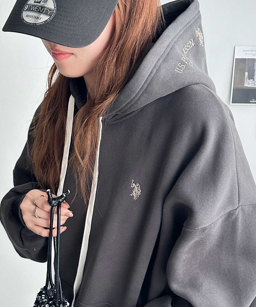 パーカー GeeRA別注「U.S. POLO ASSN.」フード刺繍裏起毛パーカー レディース | U.S. POLO ASSN. | 13