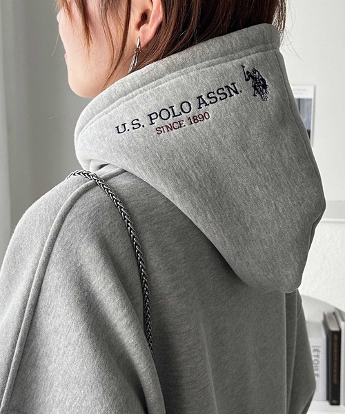 パーカー GeeRA別注「U.S. POLO ASSN.」フード刺繍裏起毛パーカー レディース | U.S. POLO ASSN. | 11
