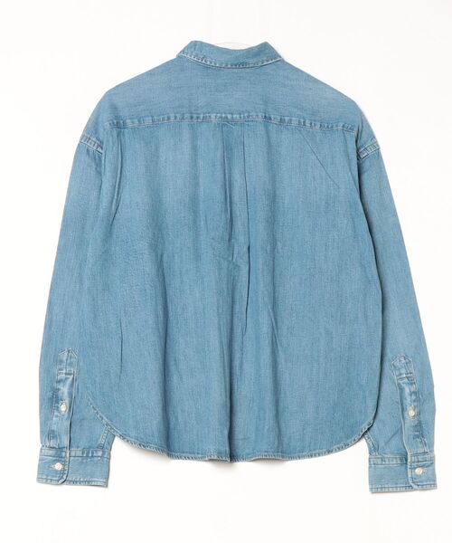 POLO RALPH LAUREN ブラウス シャツ クロップド ボクシー デニム