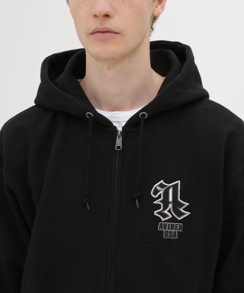 新品未使用　パーカー50 AVIREX パーカー 「50th Anniversary」GRAPHIC ZIP UP PARKA