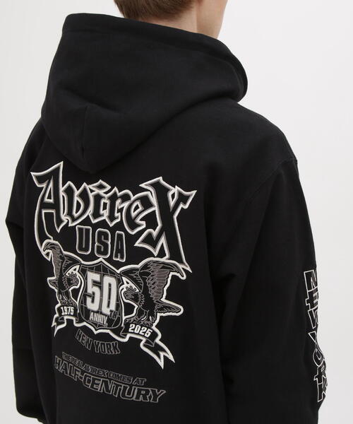 パーカー 「50th Anniversary」GRAPHIC ZIP UP PARKA / 50周年 グラフィック ジップアップ パーカー / AVI | AVIREX | 12
