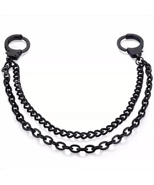 B.I.D. ウォレットチェーン 「手錠二連ブラックウォレットチェーン(SK