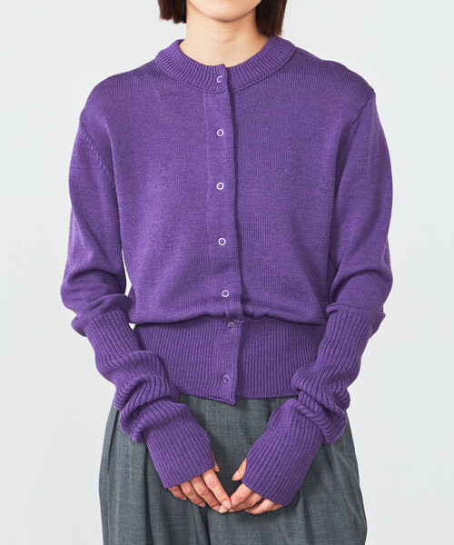 THE SHINZONE カーディガン | LONG RIB CARDIGAN WOMEN