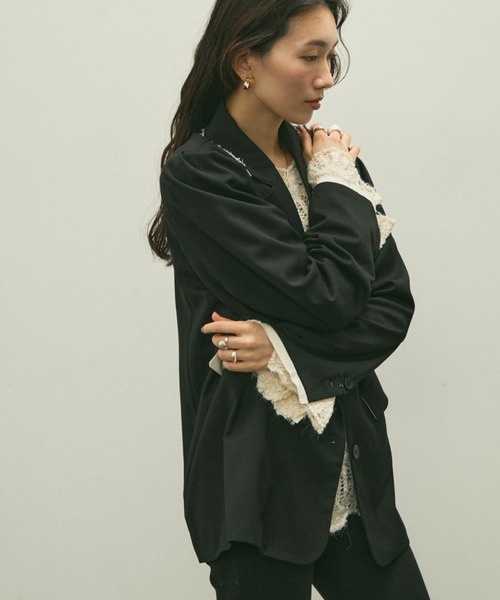 ジャケット テーラードジャケット Over shoulder jacket / オーバー