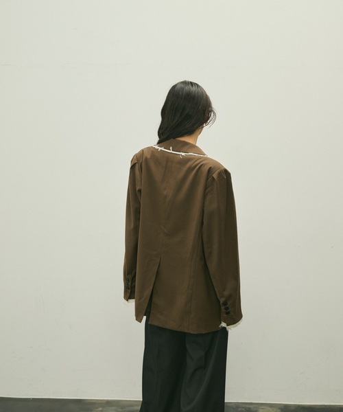 ジャケット テーラードジャケット Over shoulder jacket / オーバー