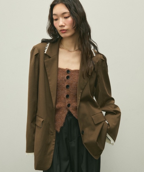 ジャケット テーラードジャケット Over shoulder jacket / オーバー