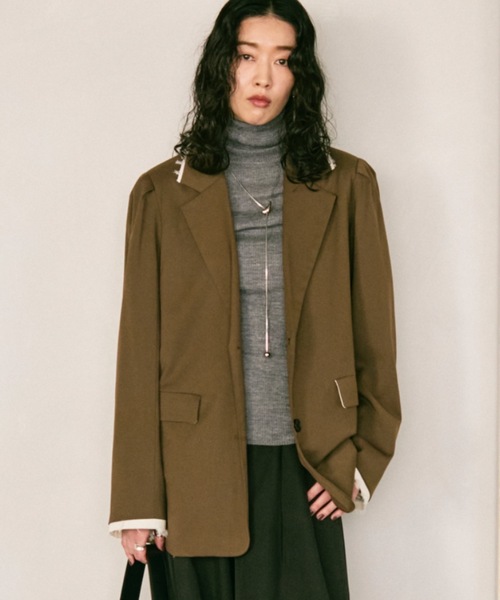 ジャケット テーラードジャケット Over shoulder jacket / オーバー