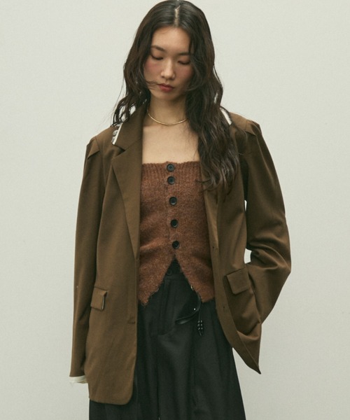 ジャケット テーラードジャケット Over shoulder jacket / オーバー