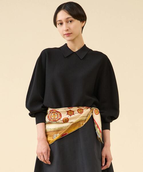 martinique（マルティニーク） ニット セーター 衿ドルマンプル