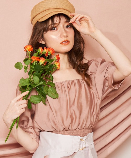 「NOELA」 半袖ブラウス フリー オフホワイト レディース_画像2