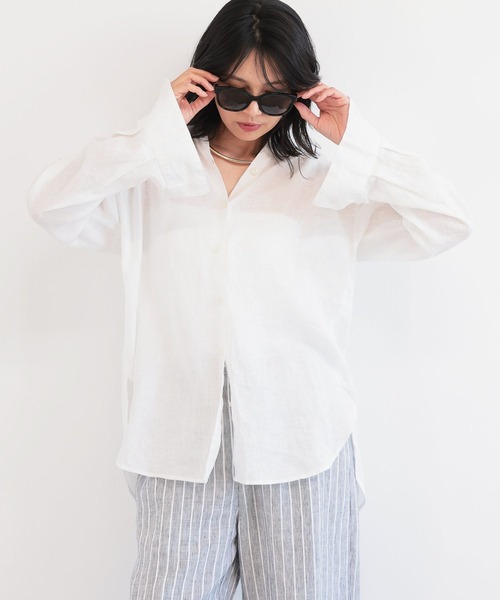 「BARNYARDSTORM」 長袖シャツ S レッド レディース_画像9