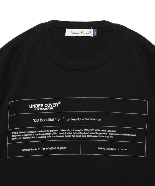 激レア‼️超美品‼️undercover Tシャツ Mサイズ黒 UNDERCOVER（アンダーカバー） tシャツ UC1E9811-1 メンズ レディース
