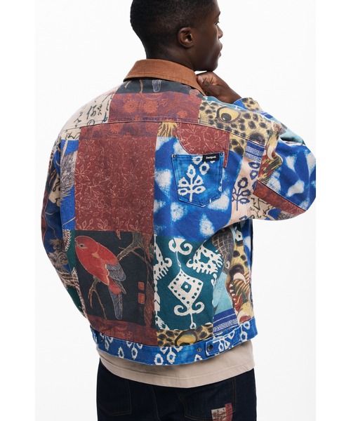 Desigual（デシグアル） コート ジャケット パッチワークファブリック