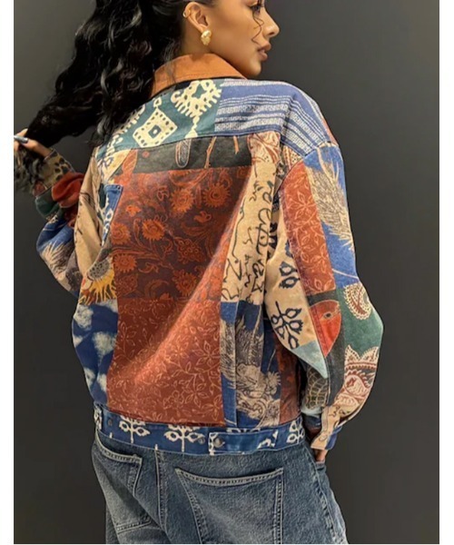Desigual（デシグアル） コート ジャケット パッチワークファブリック