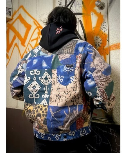 Desigual（デシグアル） コート ジャケット パッチワークファブリック
