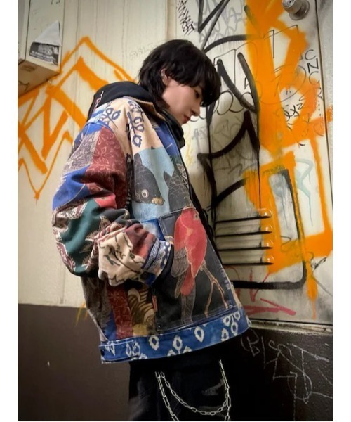 Desigual（デシグアル） コート ジャケット パッチワークファブリック