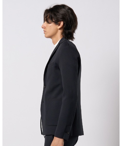 ジャケット テーラードジャケット function knit jacket (jacquard check) メンズの画像