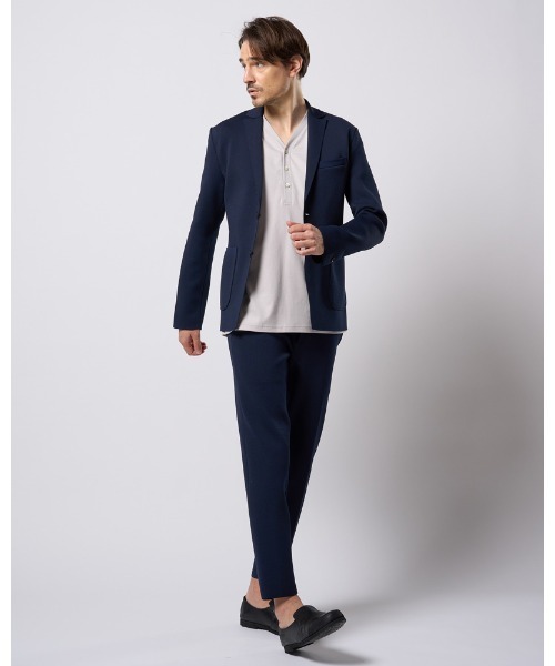 ジャケット テーラードジャケット function knit jacket (jacquard check) メンズの画像