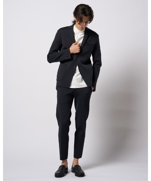 ジャケット テーラードジャケット function knit jacket (jacquard check) メンズの画像