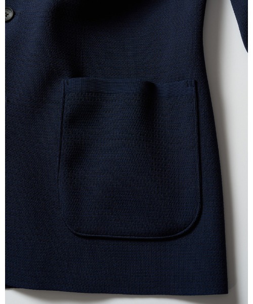 ジャケット テーラードジャケット function knit jacket (jacquard check) メンズの画像
