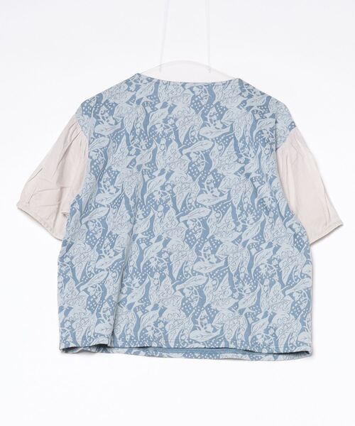 「chambre de charme」 半袖カットソー FREE ブルー レディース_画像2