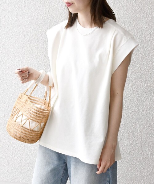 「SHIPS any」 半袖Tシャツ ONE SIZE ネイビー レディース_画像8