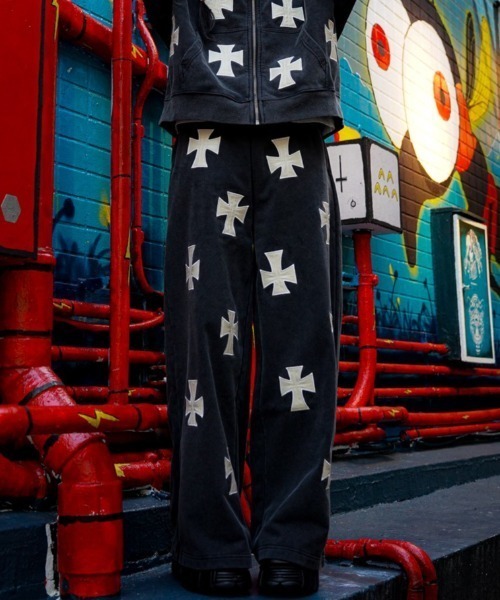 unknown ジャージ 上下セット UNKNOWN LONDON（アンノウンロンドン） ワイドパンツ スウェットパンツ