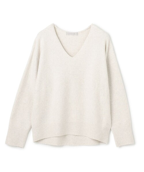 UNFILO（アンフィーロ） ニット セーター ふわふわニット Vネック