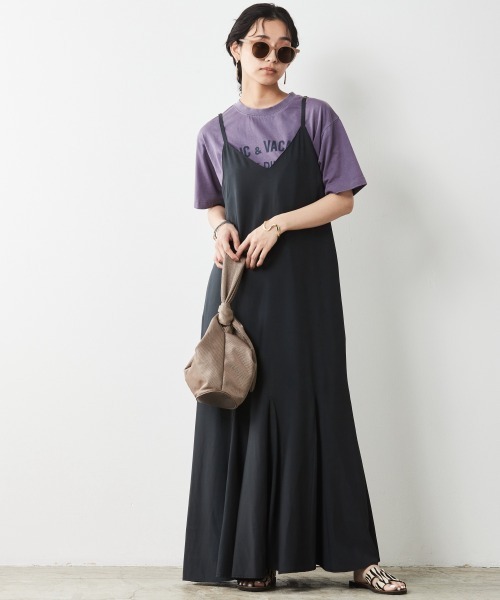 CHIC STYLE（シックスタイル） キャミソールワンピース L ブラック